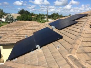 Seemore Solar Panels Installed on the Roof of the House